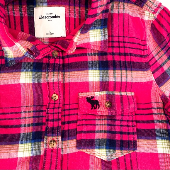 Abercrombie flannel button down long sleeve - Picture 2 of 4